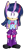 Size: 636x1255 | Tagged: dead source, safe, artist:atomiclance, alicorn, barely sonic related, hands behind back, looking at viewer, mobianified, my little pony, pony, simple background, smile, smiling at viewer, solo, standing, transparent background, twilight sparkle