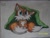 Size: 1024x768 | Tagged: safe, artist:laryssadesenhista, miles "tails" prower, fox, 2009, :o, aged down, baby, blanket, cute, looking at viewer, male, mouth open, signature, solo, traditional media, younger