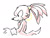 Size: 532x401 | Tagged: dead source, safe, artist:survivalstep, knuckles the echidna, cute, ears, hair up, headcanon, looking offscreen, side view, simple background, smile, solo, white background