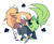 Size: 1128x923 | Tagged: safe, artist:maskofnova, surge the tenrec, whisper the wolf, 2024, blood, blood stain, duo, eyes closed, female, grabbing shirt, heart, holding them, kiss, kiss on lips, knife, lesbian, question mark, scratch (injury), shipping, simple background, spade, whisper x surge, white background, wound
