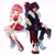 Size: 3000x3000 | Tagged: safe, artist:nya_nea, amy rose, shadow the hedgehog, human, duo, humanized, partially humanized, simple background, tan skin, white background