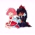 Size: 3000x3000 | Tagged: safe, artist:nya_nea, amy rose, shadow the hedgehog, human, dialogue, duo, english text, humanized, kneeling, partially humanized, simple background, tan skin, white background