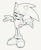 Size: 565x681 | Tagged: safe, artist:scourgefrontier, sonic the hedgehog, hedgehog, gloves, male, shoes, socks, solo