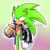 Size: 800x800 | Tagged: safe, artist:virune, scourge the hedgehog, male, solo