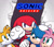 Size: 965x828 | Tagged: safe, artist:jame5rheneaz, amy rose, knuckles the echidna, miles "tails" prower, robotnik, sonic the hedgehog, echidna, fox, hedgehog, human, abstract background, female, group, looking at them, looking at viewer, male, mouth open, open smile, smile, smiling at them, smiling at viewer