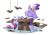Size: 1892x1343 | Tagged: safe, artist:angiethecat, blaze the cat, cat, box, cardboard box, female, solo
