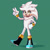 Size: 540x540 | Tagged: safe, artist:solar socks, silver the hedgehog, hedgehog, boots, gloves, grey fur, male, solo, yellow eyes