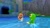 Size: 1366x768 | Tagged: safe, artist:undeadponysoldier, cosmo the seedrian, chao, human, seedrian, sonic adventure 2, 3d, best friends, chao garden, chaobetes, crossover, female, garry's mod, gmod, happy, hero chao, human male, playful, playing, shirtless, sonic x, swimming, swimsuit, team fortress 2, water