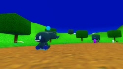 Size: 1366x768 | Tagged: safe, artist:undeadponysoldier, chao, sonic adventure 2, 3d, chao race, dark chao, garry's mod, gmod, hero chao, racing