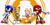 Size: 1256x636 | Tagged: safe, knuckles the echidna, miles "tails" prower, sonic the hedgehog, echidna, fox, hedgehog, rabbit, female, group, male, mmd