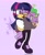 Size: 1699x2048 | Tagged: safe, artist:fieldofcloverz, bird, chao, owl, duo, female, mobianified, my little pony, spike (mlp), twilight sparkle