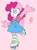 Size: 1515x2048 | Tagged: safe, artist:fieldofcloverz, dog, female, mobianified, my little pony, pinkie pie, shiba inu, solo