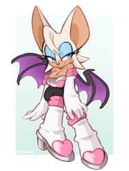 Size: 1548x2048 | Tagged: safe, artist:milkchaotea, rouge the bat