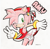 Size: 445x438 | Tagged: suggestive, artist:misshiirin, amy rose, female, panties, solo