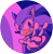 Size: 1554x1586 | Tagged: safe, artist:lunar-lotus, sonic the hedgehog, hedgehog, 2023, icon, looking at viewer, male, signature, simple background, smile, solo, transparent background, v sign