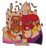 Size: 1150x1250 | Tagged: safe, artist:sonicpridecorner, knuckles the echidna, tikal, echidna, confetti, cute, duo, female, flag, holding something, lesbian, lesbian pride, lesbian tikal, nonbinary, nonbinary knuckles, nonbinary pride, pride, pride flag, signature, smile
