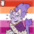 Size: 600x600 | Tagged: safe, artist:graves-yard, blaze the cat, cute, icon, lesbian, lesbian blaze, lesbian pride, pride, pride flag, pride flag background, smile, solo