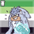 Size: 600x600 | Tagged: safe, artist:graves-yard, silver the hedgehog, aromantic, aromantic pride, aromantic silver, icon, pride, pride flag, pride flag background, smile, solo