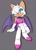 Size: 2987x4096 | Tagged: safe, artist:nikkikaji, rouge the bat, bat, alternate hairstyle, earring, gender swap, solo, solo male