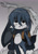 Size: 1240x1748 | Tagged: safe, artist:mumidraws, kit the fennec, 2025, fennec, frown, gradient background, male, solo, standing, tears, water, wide eyes