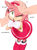 Size: 664x890 | Tagged: artist needed, safe, amy rose, hedgehog, human, amybetes, blushing, cute, female, hand, happy, male, petting