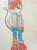 Size: 774x1033 | Tagged: safe, artist:espiofan273, oc, oc:florian the cat, cat, blue fur, green eyes, hoodie, male, oc only, orange fur, shoes, socks, solo