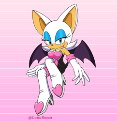 Size: 1500x1550 | Tagged: safe, artist:lunarozza, rouge the bat, abstract background, solo