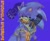 Size: 2048x1692 | Tagged: safe, artist:luffydguzzler, sonic the hedgehog, hedgehog, 2023, bandage, blue background, crying, eyelashes, gloves off, hallucination, lidded eyes, male, one fang, sad, simple background, sitting, solo, stockholm syndrome, tears, tears of sadness