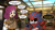 Size: 1280x720 | Tagged: safe, artist:firestormfoxcinder, eclipse the darkling, human, abstract background, black sclera, dialogue, duo, english text, professor victoria, speech bubble