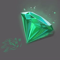 Size: 2500x2500 | Tagged: safe, artist:lemonade-pop, shadow the hedgehog, hedgehog, chaos emerald, male, simple background