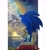 Size: 2316x2500 | Tagged: safe, artist:lemonade-pop, sonic the hedgehog, hedgehog, cloud, clouds, dandelion, flower, flowers, grass, looking ahead, looking away, male, rainbow, scenery, solo