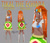 Size: 884x768 | Tagged: safe, artist:petite-neko-kitsune, tikal, human, 3d, dark skin, grey background, humanized, mmd, simple background, solo
