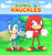 Size: 1024x1082 | Tagged: safe, artist:mr-sage, knuckles the echidna, sonic the hedgehog, echidna, hedgehog, 2018, abstract background, classic knuckles, classic sonic, classic sonic (universe), clenched fists, clouds, daytime, duo, grass, looking at them, looking at viewer, male, outdoors, pointing, redraw, signature, smile, sonic and knuckles (1994), standing, title screen, wagging finger, water