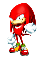 Size: 2214x2933 | Tagged: safe, artist:tripplejaz, knuckles the echidna, 2017, absurd res, classic knuckles, classic style, clenched fists, looking at viewer, simple background, smile, smiling at viewer, solo, standing, transparent background