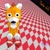 Size: 2048x2048 | Tagged: safe, artist:electrodav50515, tails doll, 2025, character name, checkerboard, checkerboard floor, doll, levitating, looking at viewer, male, robot, solo, style emulation, text