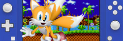 Size: 1500x500 | Tagged: safe, editor:editingwonderland, miles "tails" prower, green hill zone, 2023, banner, edit, header, solo