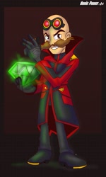 Size: 1082x1807 | Tagged: safe, artist:nonicpower, robotnik, master emerald