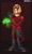 Size: 1082x1807 | Tagged: safe, artist:nonicpower, robotnik, human, clothes, male, master emerald
