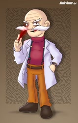Size: 1092x1722 | Tagged: safe, artist:nonicpower, gerald robotnik
