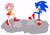 Size: 2168x1530 | Tagged: safe, artist:mallum153, amy rose, sonic the hedgehog, hedgehog, blue, boots, dress, female, fetish, gloves, glue, green eyes, grey, grey mega muck, greymegamuck, male, mega muck, megamuck, mouth open, mouths open, pink, puddle, red, rings, shocked, shocked face, soinc, sonic should wear boots from now on, sonicshouldwearbootsfromnowon, sticky, stickysituation, struggle, struggling, stuck, stuck boots, stuckboots, white