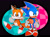 Size: 2048x1524 | Tagged: safe, artist:pidgeoryx, miles "tails" prower, sonic the hedgehog, sonic r, 2025, abstract background, duo, looking at viewer, looking offscreen, outline, redraw, smile, white outline
