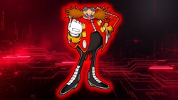 Size: 1920x1080 | Tagged: safe, artist:soniclover82, robotnik, outline, solo, wallpaper