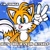 Size: 2048x2048 | Tagged: safe, artist:mysticspeeds, artist:sonicfastdraw, miles "tails" prower, fox, 2025, abstract background, believe in myself, caption, clouds, echo background, english text, i am cringe (meme), looking at viewer, male, meme, mouth open, open mouth, sky background, smile, smiling at viewer, solo, text, uekawa style, v sign