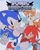 Size: 1284x1604 | Tagged: safe, artist:radical dreamcaster, knuckles the echidna, miles "tails" prower, sonic the hedgehog, echidna, fox, hedgehog, sonic heroes, 2023, abstract background, classic knuckles, classic sonic, classic sonic (universe), classic tails, male, mid-air, ova style, posing, redraw, sky background, smile, smiling at viewer, style emulation, team sonic, trio