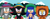 Size: 1411x534 | Tagged: safe, artist:chocolatedonut8585, miles "tails" prower, shadow the hedgehog, silver the hedgehog, sonic the hedgehog, fox, hedgehog, 2023, abstract background, beanie, coat, cosplay, crossover, daytime, eric cartman, frown, hat, hood, hood up, kenny mccormick, kyle broflovski, lidded eyes, looking at viewer, male, mountain, outdoors, pine tree, quartet, snow, south park, stan marsh, tan skin, tree