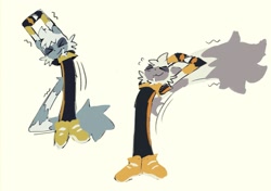 Size: 2027x1424 | Tagged: safe, artist:biolizardboss, tangle the lemur, 2025, :3, cute, eyes closed, simple background, smile, solo, standing, stretching, tangabetes, white background