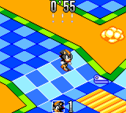 Size: 640x576 | Tagged: safe, artist:cosmictoons, shadow the hedgehog, 2025, classic shadow, clouds, conveyor belt, edit, fake screenshot, life counter, pinball flipper, pixel art, solo, sonic labyrinth, timer