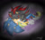 Size: 642x572 | Tagged: safe, artist:blueneedle-inu, shadow the hedgehog, sonic the hedgehog, 2012, bed, blushing, duo, eyes closed, gay, kiss, lineless, lying back, lying down, lying on front, lying on them, shadow x sonic, shipping, signature, sweatdrop