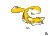 Size: 550x400 | Tagged: safe, artist:kynquinhe, miles "tails" prower, 2014, animated, derp, flat colors, flying, gif, infinite loop, mid-air, no mouth, signature, simple background, solo, spinning, spinning tails, stick figure, transparent background