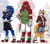 Size: 1056x934 | Tagged: safe, artist:infamouzsky, knuckles the echidna, miles "tails" prower, sonic the hedgehog, clothes, echo background, looking at viewer, male, redesign, trio, whiskers